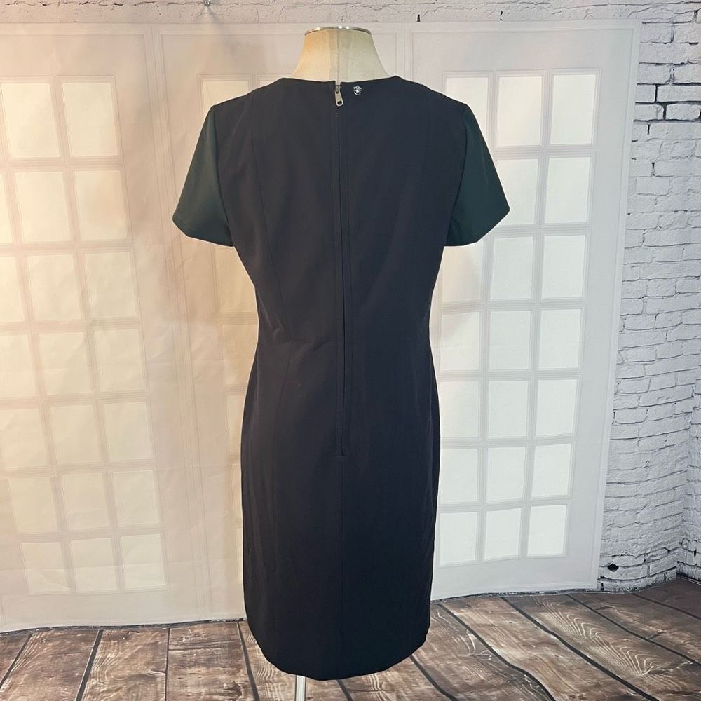 Boss Hugo Boss short sleeve colorblock business professional sheath dress sz 10 - Picture 5 of 11